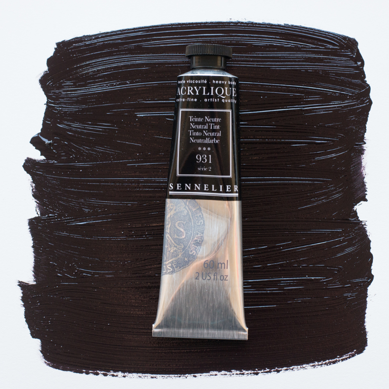 Image of Akrylfärg Sennelier 60ml Neutral Tint S2 931 (3F) 120021931 3046450064589