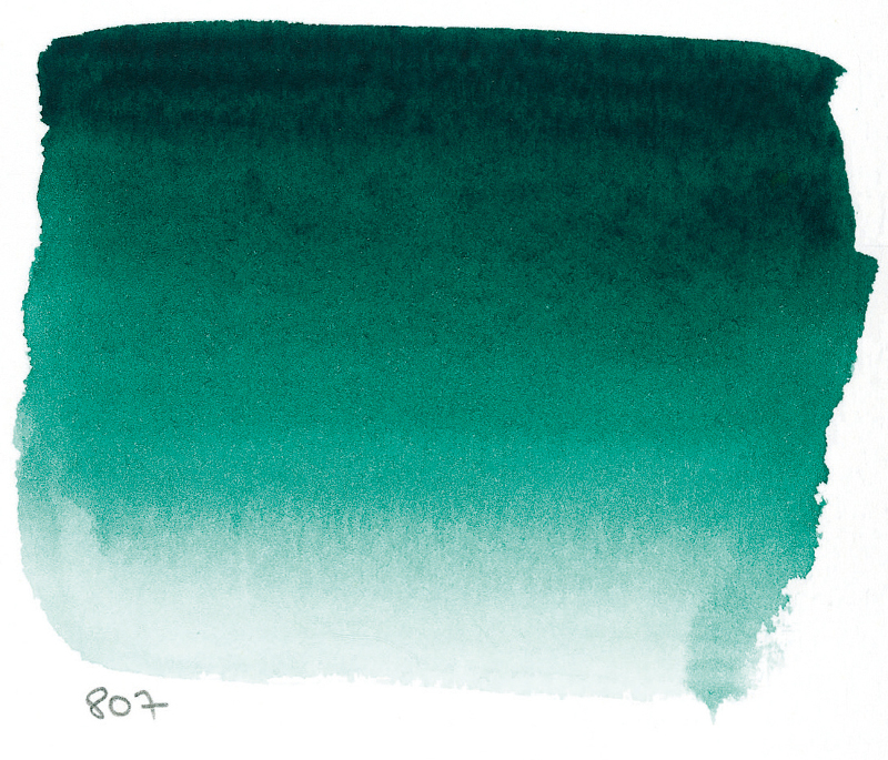Image of Akvarellfärg Sennelier 10ml tub S1-Phthalo. Green Deep 807 (3F) 131501807 3046450116455