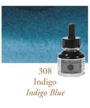 Image of Tusch Sennelier Ink 30ml Indigo Blue (3F) 134010308 3046450223665
