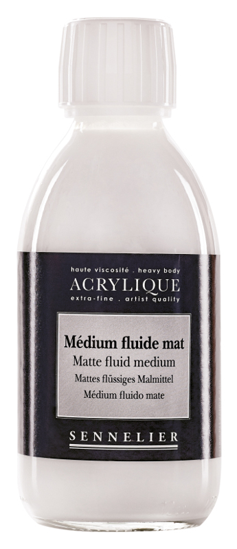 Image of Akrylmedium Sennelier Matte fluid medium > 250 ml 125002250 3046450072300