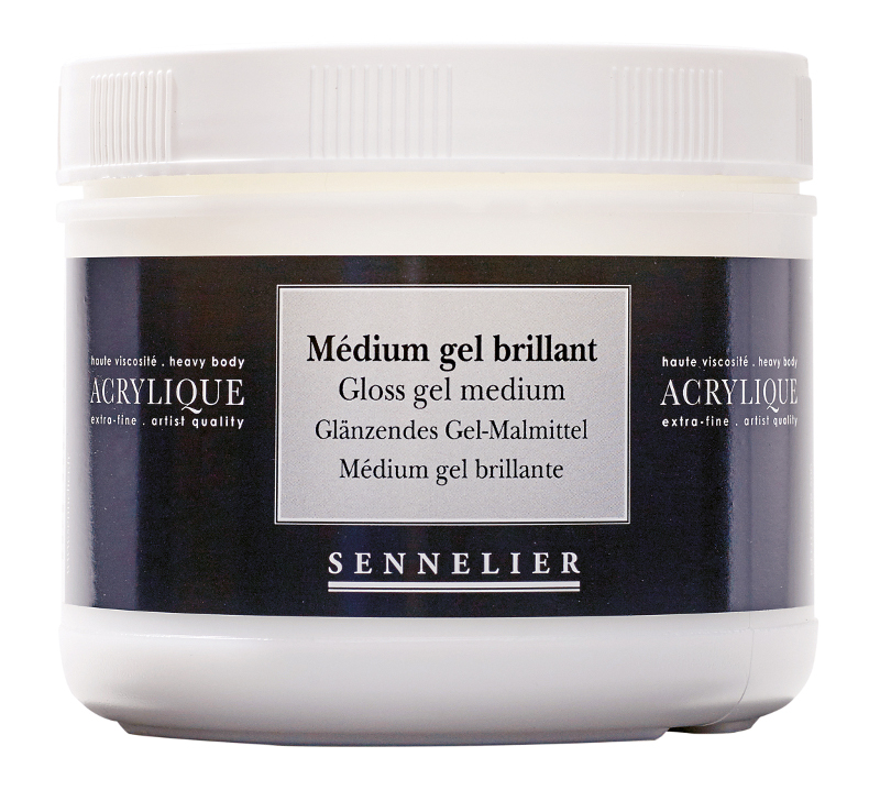 Image of Akrylmedium Sennelier Gloss gel medium > 500 ml 125009500 3046450072102