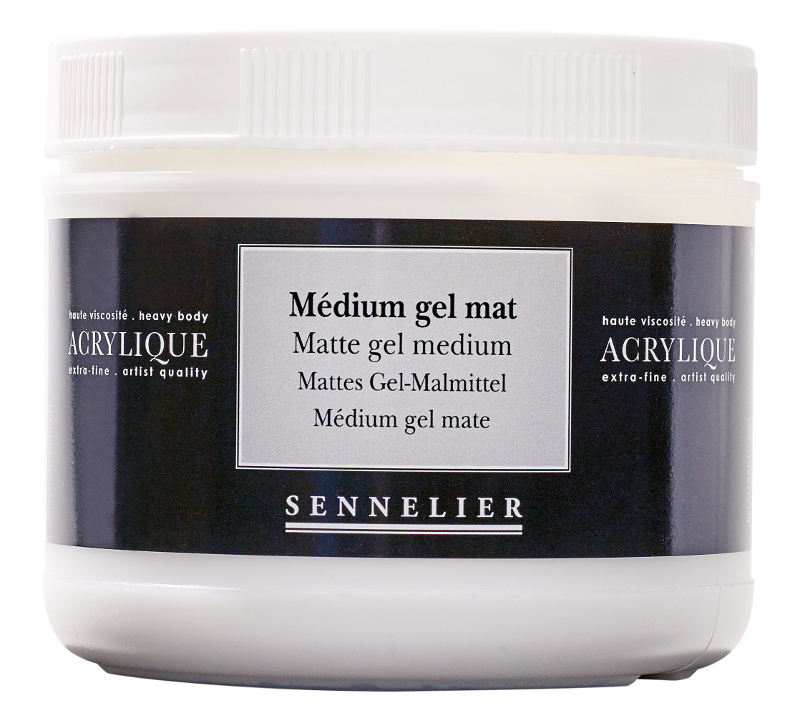 Image of Akrylmedium Sennelier Matte gel medium > 500 ml 125010500 3046450072119