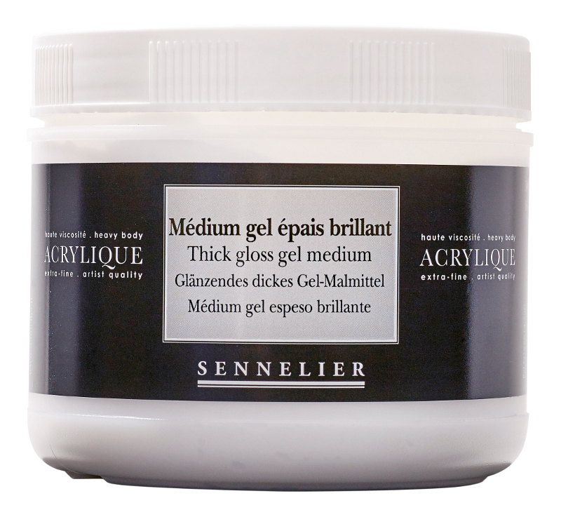 Image of Akrylmedium Sennelier Thick gloss gel medium > 500 ml 125011500 3046450072126