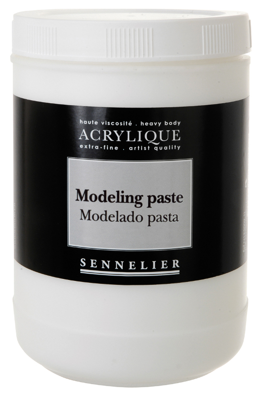 Image of Akrylmedium Sennelier Modeling paste > 1 Liter 1250211 3046450072096