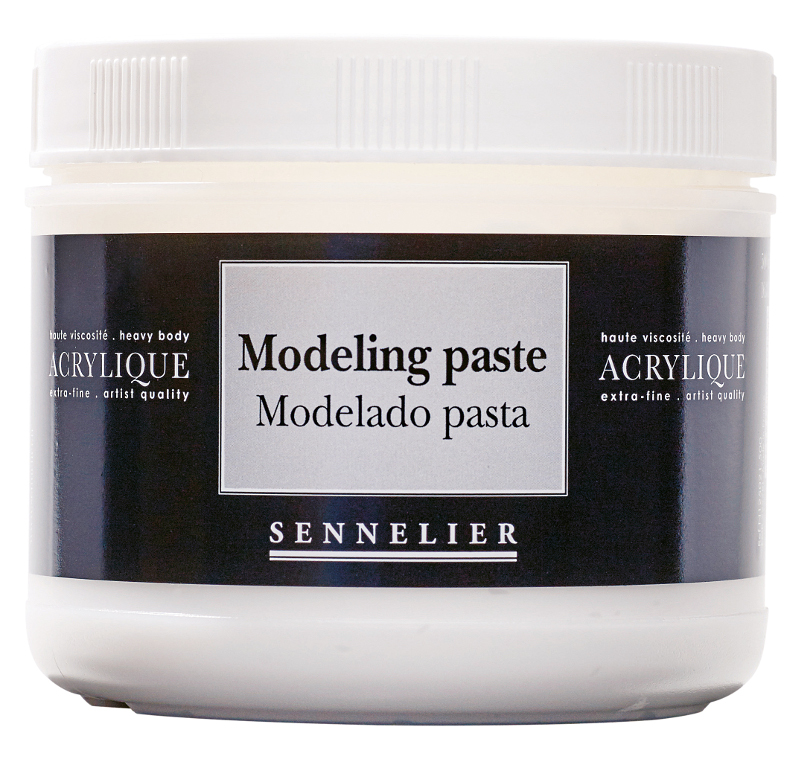 Image of Akrylmedium Sennelier Modeling paste > 500 ml 125021500 3046450072232