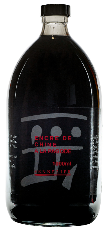 Image of Tusch Sennelier Ink "A la Pagode" Black > 1 Liter 134106 3046450135838