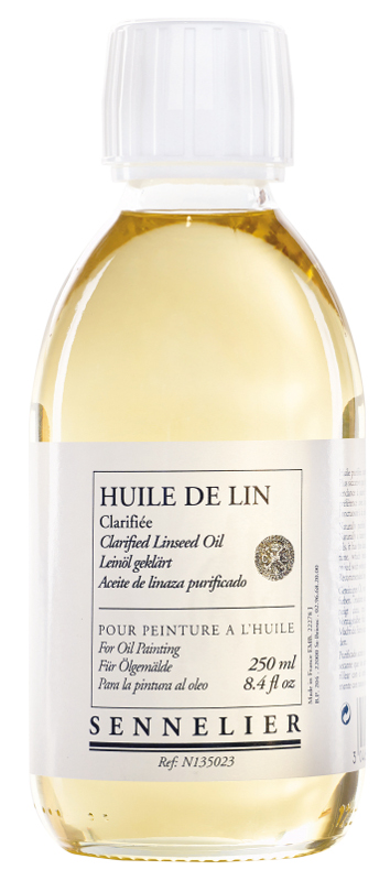 Image of Oljemedium Sennelier Clarified linseed oil > 250 ml 135023 3046450137764