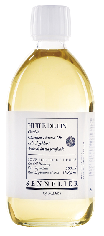 Image of Oljemedium Sennelier Clarified linseed oil > 500 ml 135024 3046450137771