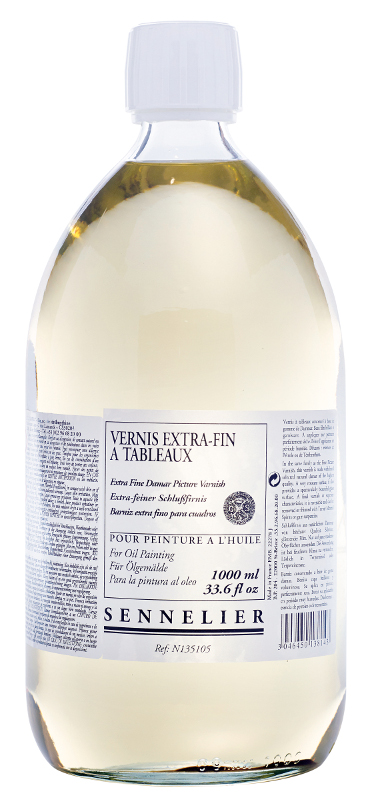 Image of Fernissa Sennelier Extra fine painting varnish Damar 1 Liter 135105 3046450138143