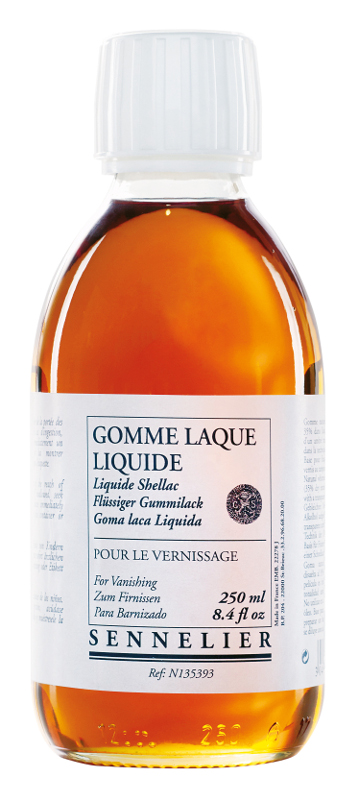 Image of Oljemedium Sennelier Shellac liquid gum > 250 ml 135393 3046450139171