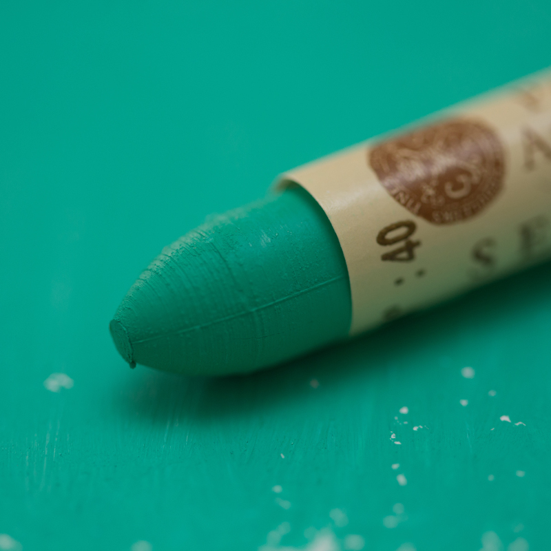 Image of Oljepastell Sennelier 5ml Baryte Green  040 (5F) 132501040 3046450129493
