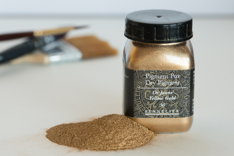 Image of Pigment Sennelier Yellow gold 90g -D    30 133001030 3046450222583