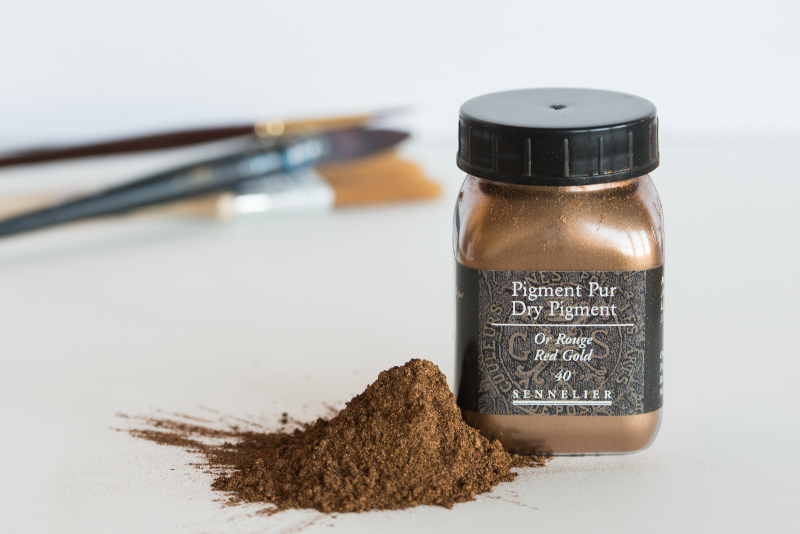 Image of Pigment Sennelier Red gold 90g -D   40 133001040 3046450222590