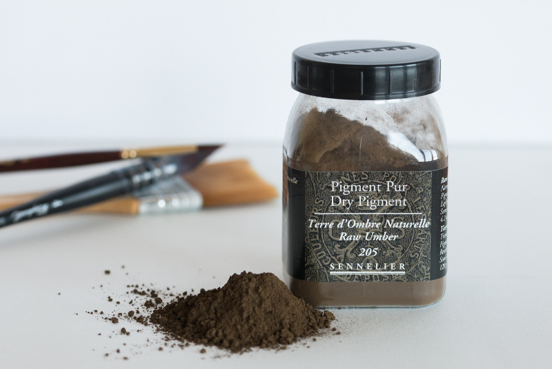 Image of Pigment Sennelier Raw umber 120g -A   205 133001205 3046450222262