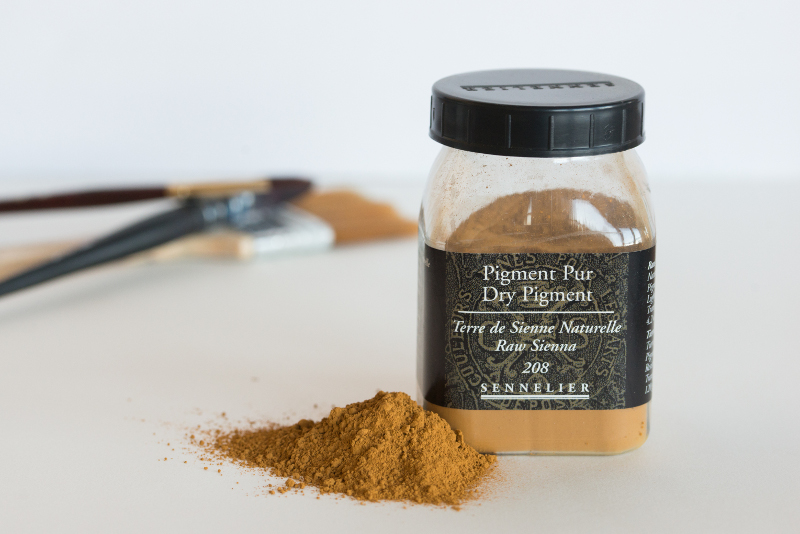 Image of Pigment Sennelier Raw sienna 120g -A    208 133001208 3046450222286