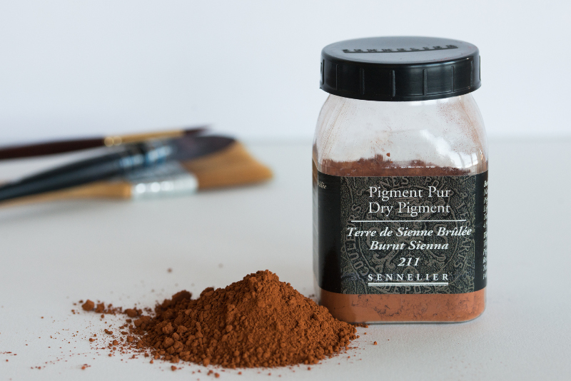 Image of Pigment Sennelier Burnt sienna 140g -A   211 133001211 3046450222293