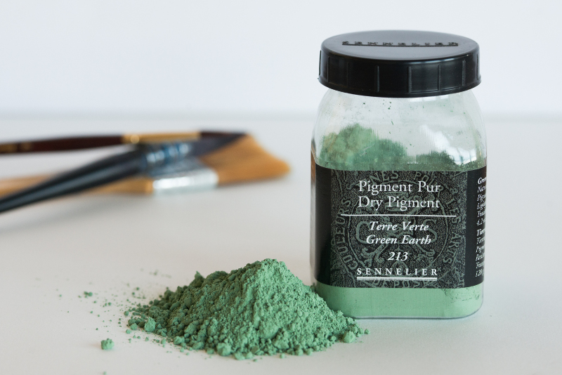 Image of Pigment Sennelier Green earth 120g -A   213 133001213 3046450222309