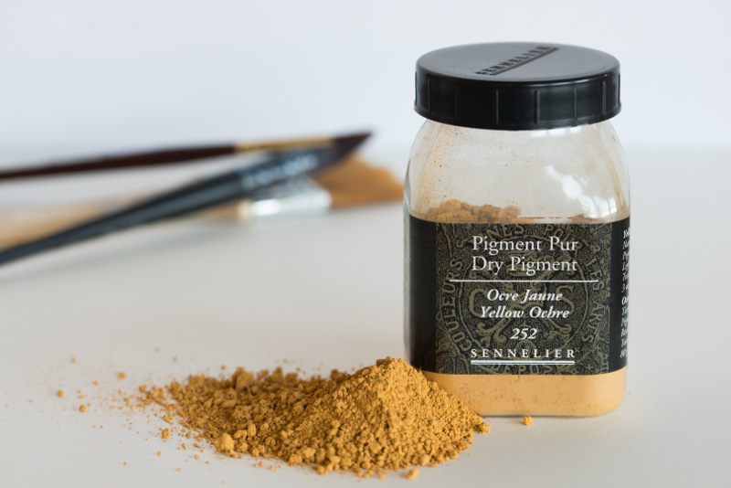 Image of Pigment Sennelier Yellow ochre 80g -A  252 133001252 3046450222071