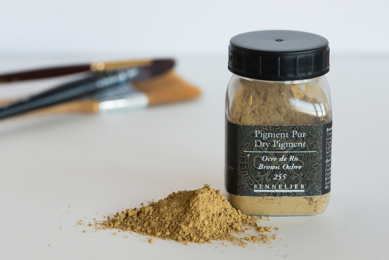 Image of Pigment Sennelier Brown ochre 90g -A    255 133001255 3046450222095