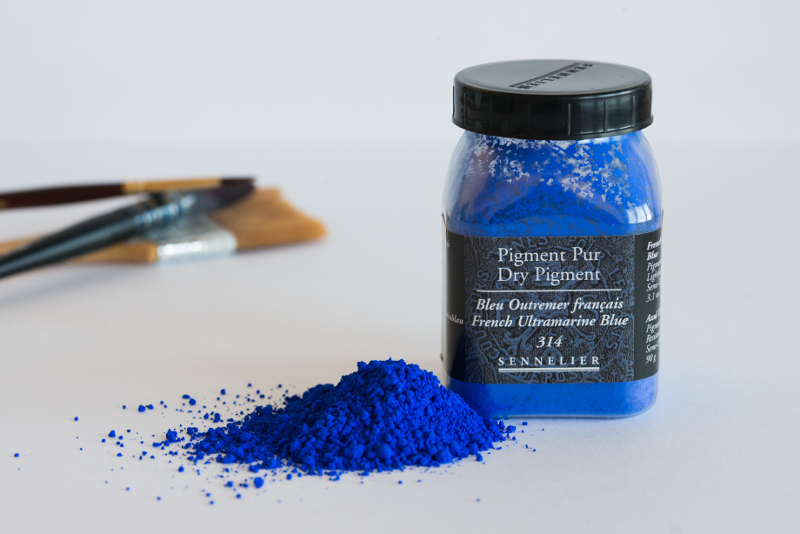Image of Pigment Sennelier French ultramarine blue 90g -B  314 133001314 3046450050629