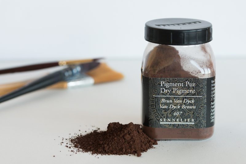 Image of Pigment Sennelier Van dyck brown 100g -C  407 133001407 3046450222255