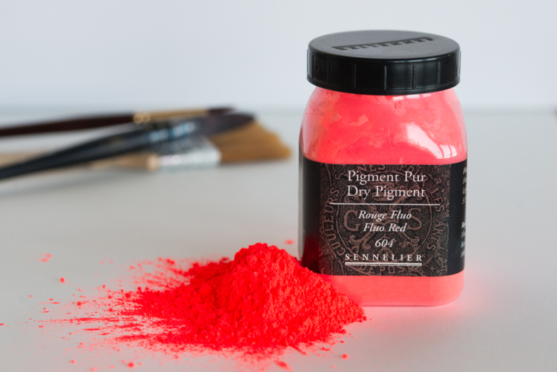 Image of Pigment Sennelier Fluo red 100g -D   604 133001604 3046450222477
