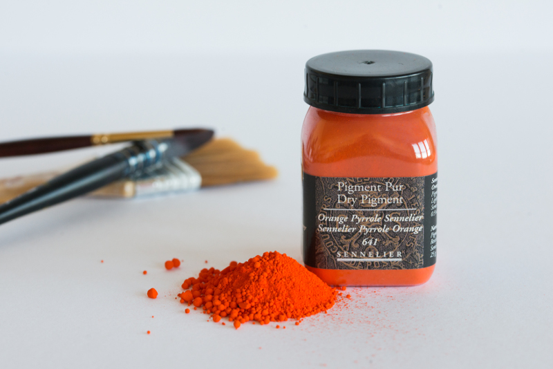 Image of Pigment Sennelier Pyrrole Orange 25g -E  641 133001641 3046450050247