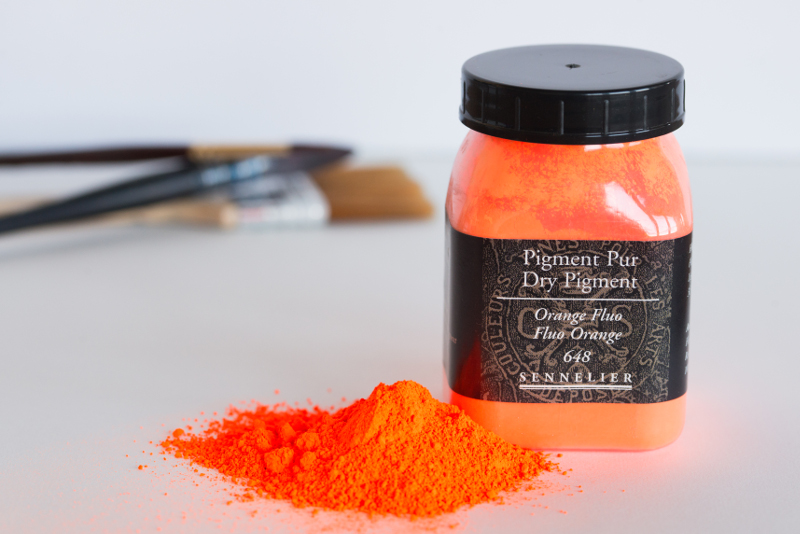 Image of Pigment Sennelier Fluo orange 100g -D   648 133001648 3046450222453