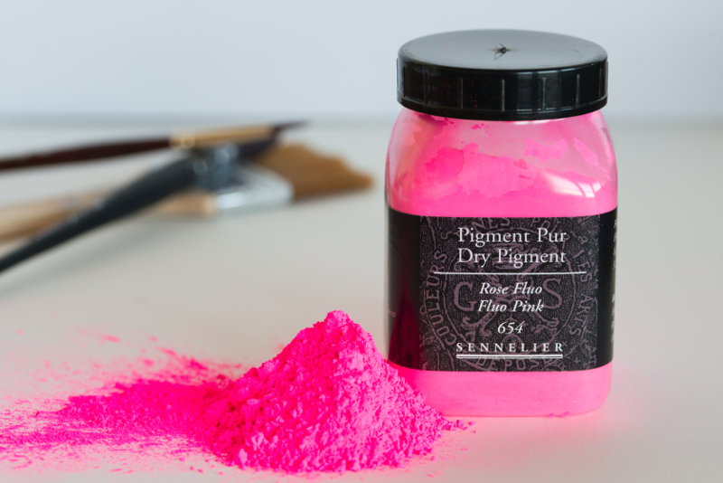Image of Pigment Sennelier Fluo pink 100g -D   654 133001654 3046450222446