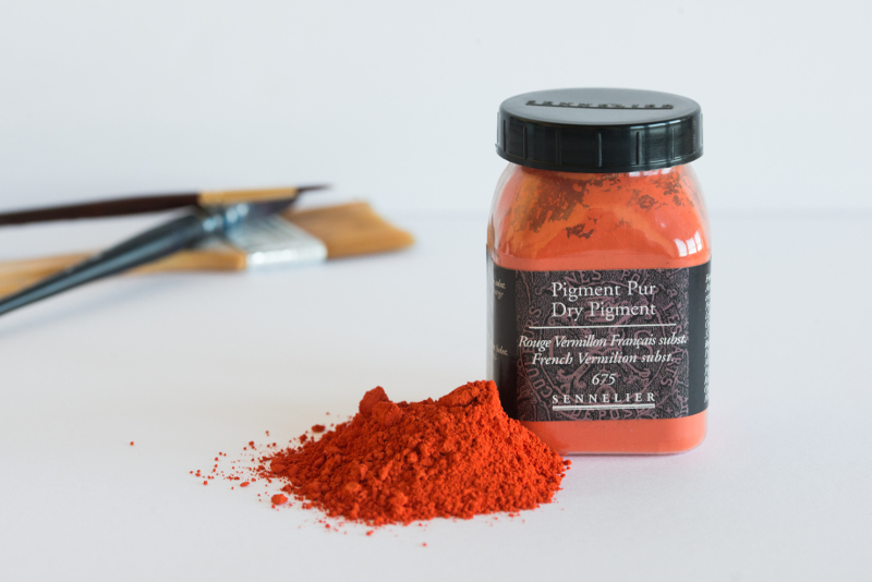 Image of Pigment Sennelier French vermilion 100g -B  675 133001675 3046450222224