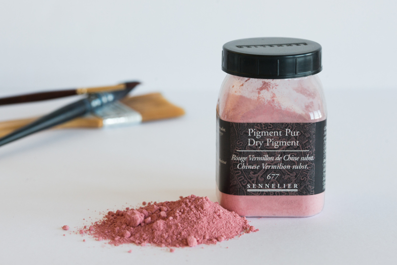 Image of Pigment Sennelier Chinese vermilion 100g -B  677 133001677 3046450222217