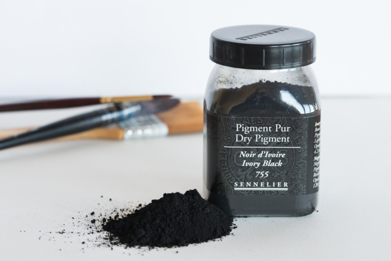 Image of Pigment Sennelier Ivory black 120g -A  755 133001755 3046450222040