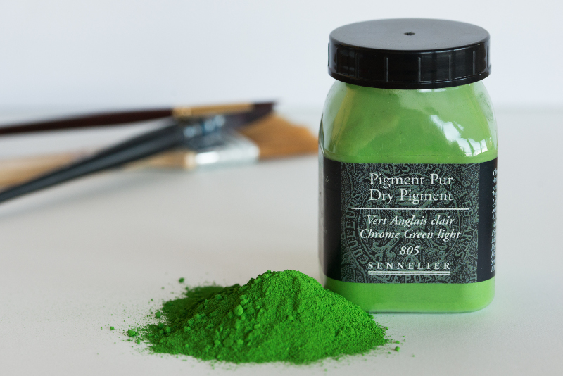 Image of Pigment Sennelier Chrome green lgt 120g -C  805 133001805 3046450222316