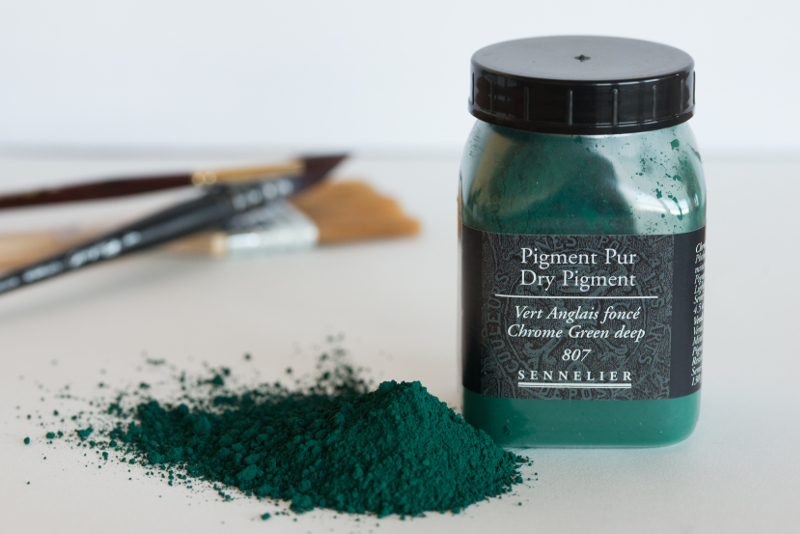 Image of Pigment Sennelier Chrome green deep 130g -C  807 133001807 3046450222323