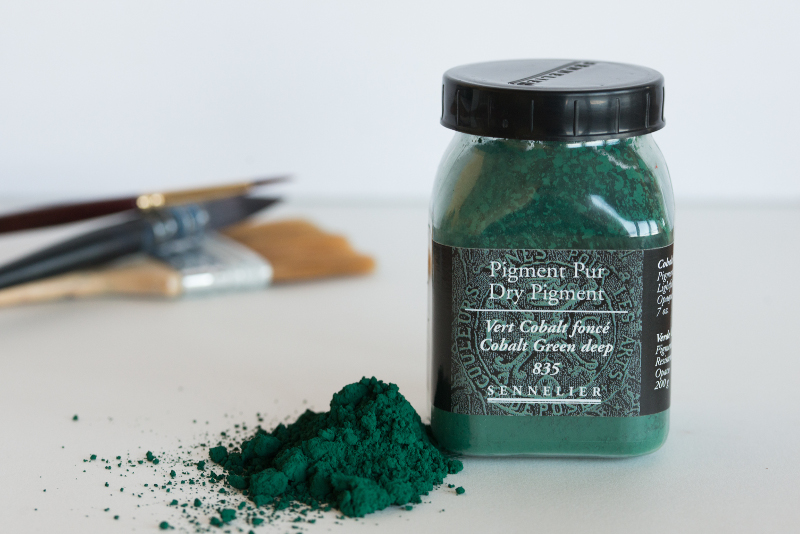 Image of Pigment Sennelier Cobalt green deep 120g -G  835 133001835 3046450222354