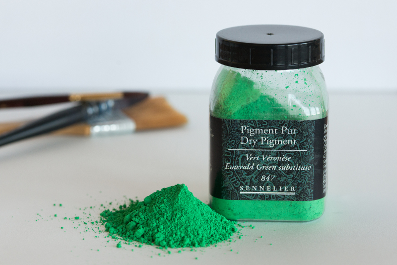 Image of Pigment Sennelier Emerald green hue 180g -B  847 133001847 3046450222392