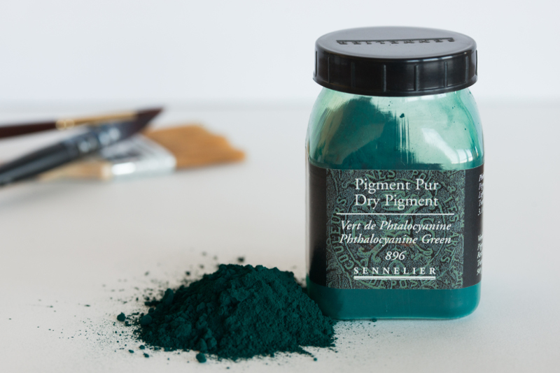 Image of Pigment Sennelier Phtalocyanine green 90g -E  896 133001896 3046450222538