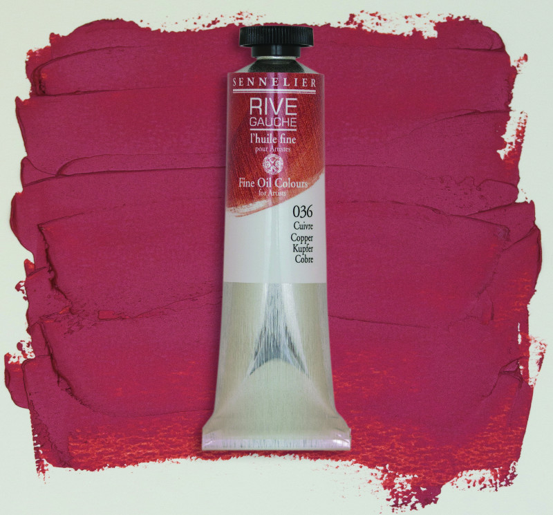 Image of Oljefärg Sennelier Rive Gauche 40ml  Copper 036 (3F) 130312036 3046450765813