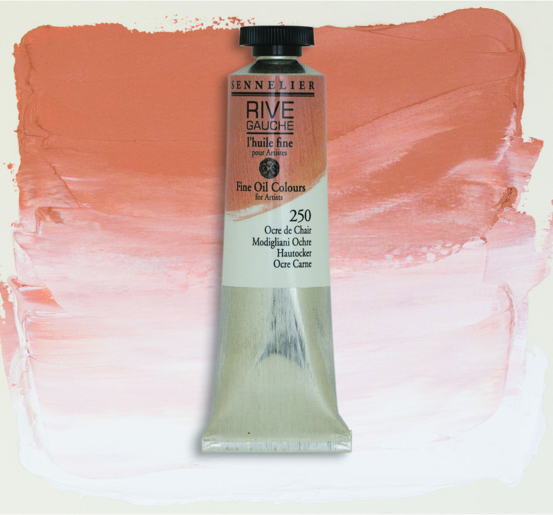 Image of Oljefärg Sennelier Rive Gauche 200ml  Modigliani Ochre 250 130332250 3046450766292