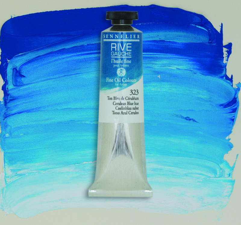 Image of Oljefärg Sennelier Rive Gauche 200ml  Cerulean Blue Hue 323 130332323 3046450766100