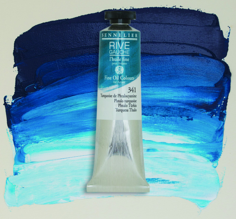 Image of Oljefärg Sennelier Rive Gauche 200ml  Turquoise 341 130332341 3046450766094