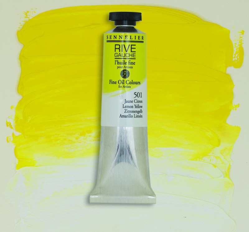 Image of Oljefärg Sennelier Rive Gauche 200ml  Lemon Yellow 501 130332501 3046450765868