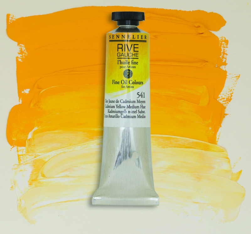 Image of Oljefärg Sennelier Rive Gauche 200ml  Cadmium Yellow Medium Hue 541 130332541 3046450765882
