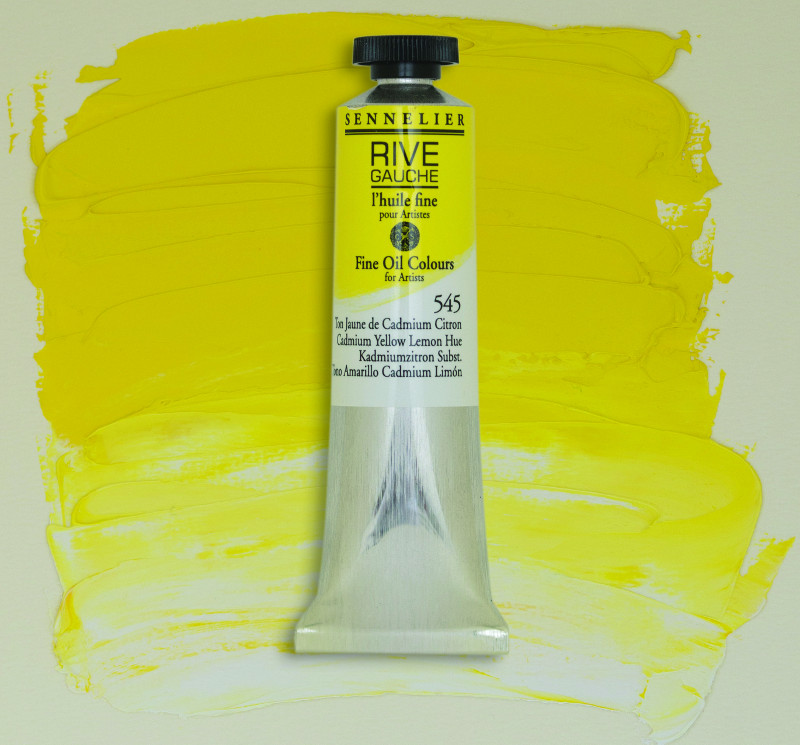 Image of Oljefärg Sennelier Rive Gauche 200ml  Cadmium Yellow Lemon Hue 545 130332545 3046450765851