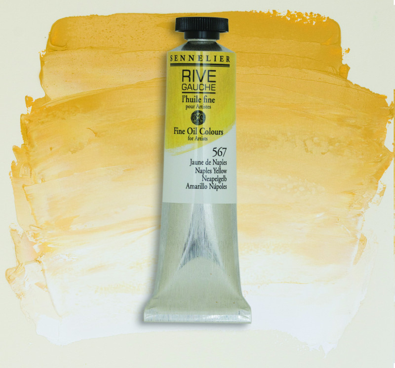 Image of Oljefärg Sennelier Rive Gauche 200ml  Naples Yellow 567 130332567 3046450766254