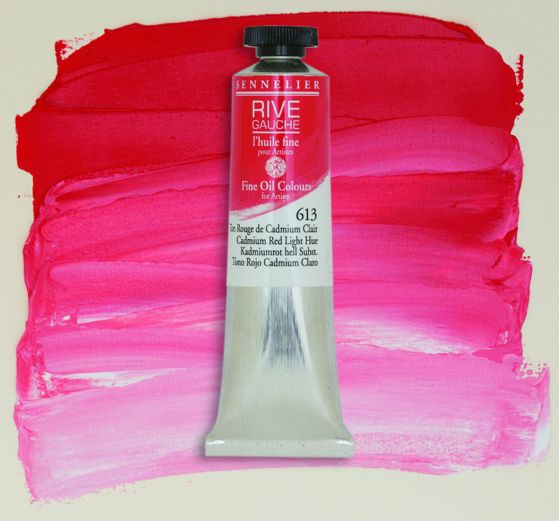 Image of Oljefärg Sennelier Rive Gauche 200ml  Cadmium Red Light Hue 613 130332613 3046450765950