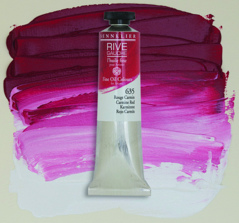 Image of Oljefärg Sennelier Rive Gauche 200ml  Carmine Red 635 130332635 3046450766032
