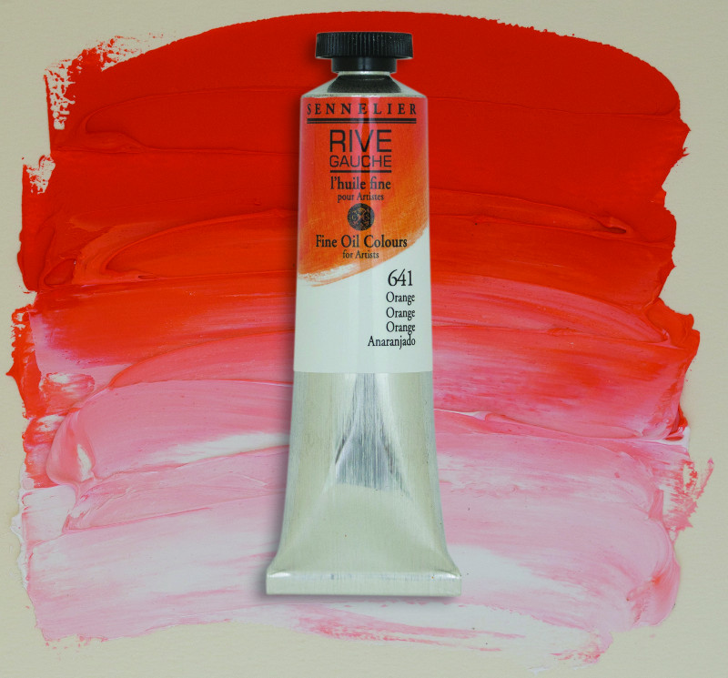 Image of Oljefärg Sennelier Rive Gauche 200ml  Orange 641 130332641 3046450765936