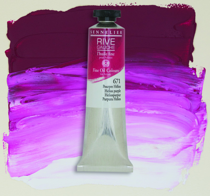 Image of Oljefärg Sennelier Rive Gauche 200ml  Helios Purple 671 130332671 3046450766018