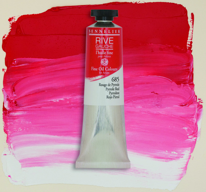 Image of Oljefärg Sennelier Rive Gauche 200ml  Pyrrole Red 685 130332685 3046450765967